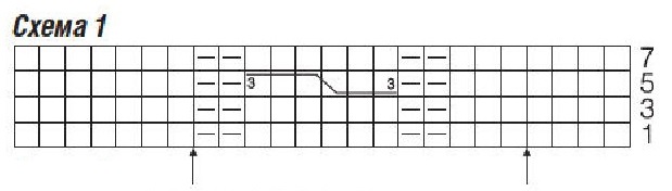 схема вязания спицами