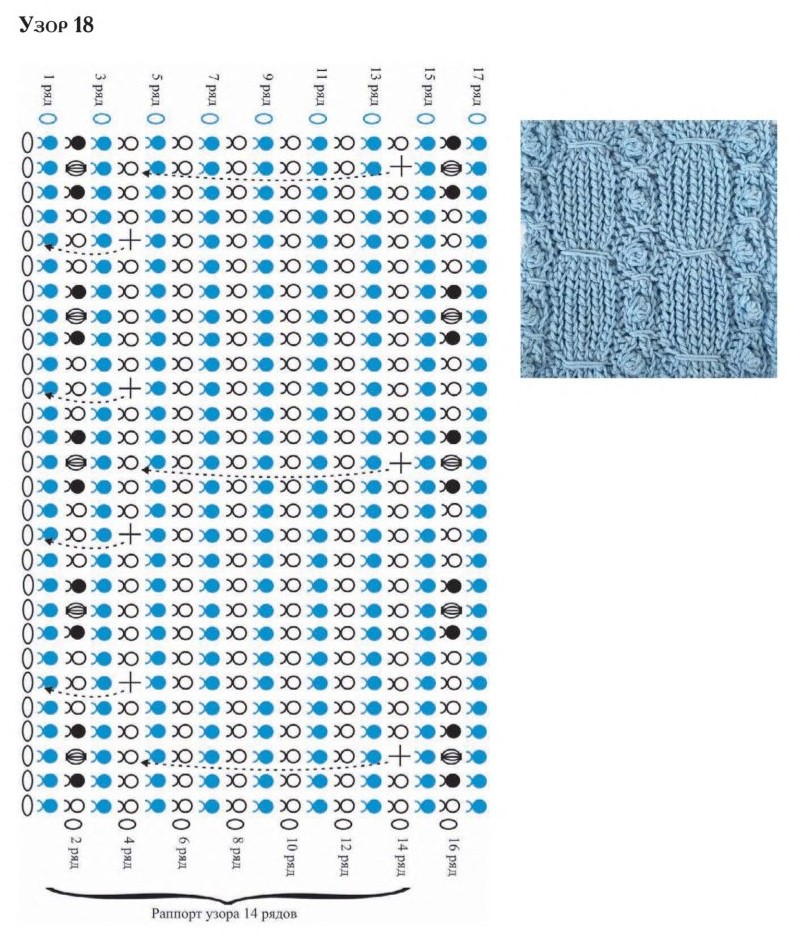 схема вязания крючком