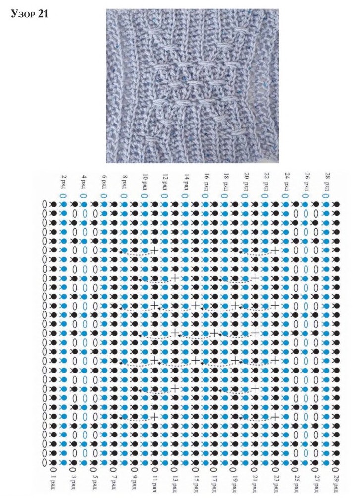 схема вязания крючком