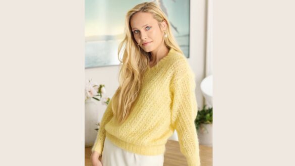 вязаный пуловер