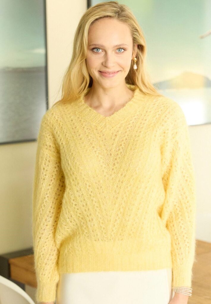 вязаный пуловер