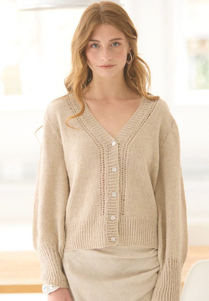 вязаный жакет