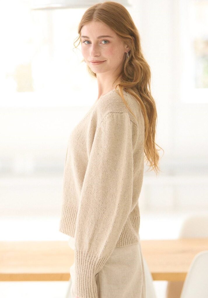 вязаный жакет