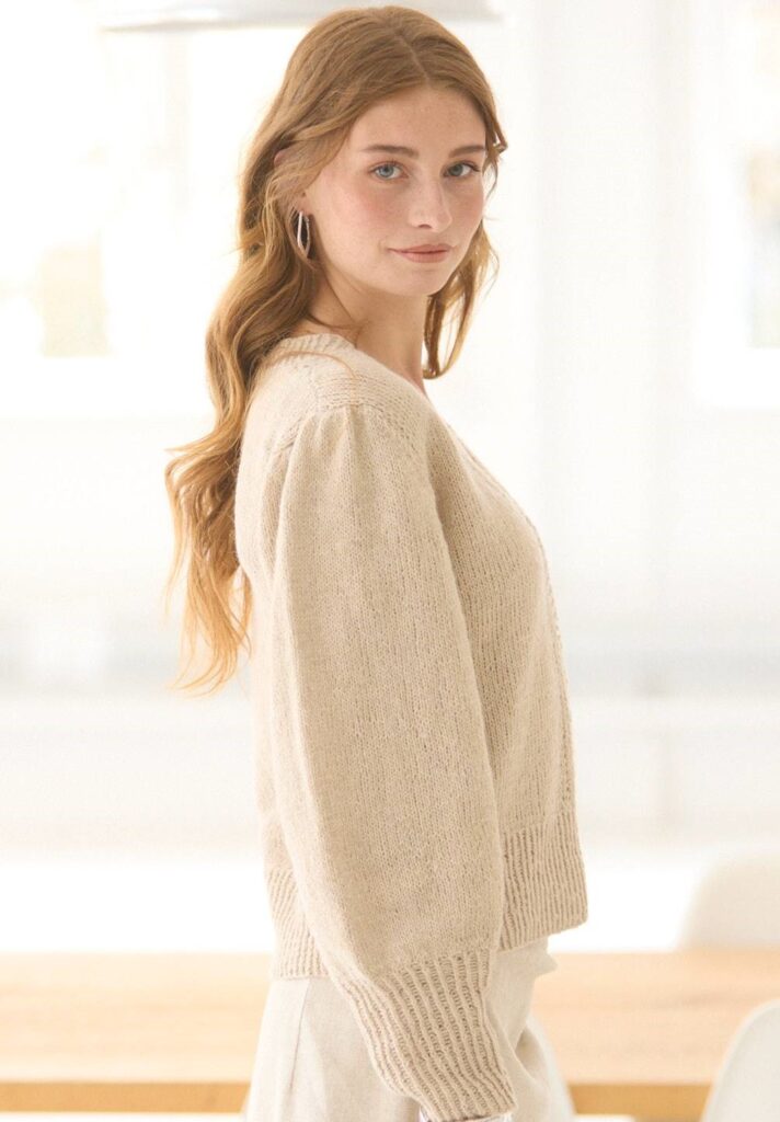 вязаный жакет