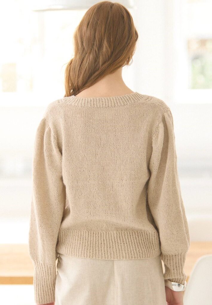 вязаный жакет