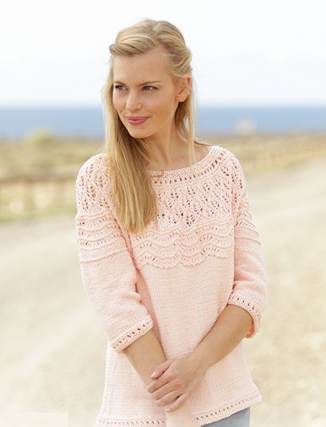 вязаный пуловер