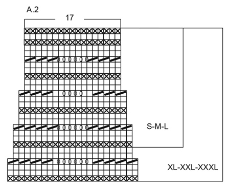 схема вязания спицами