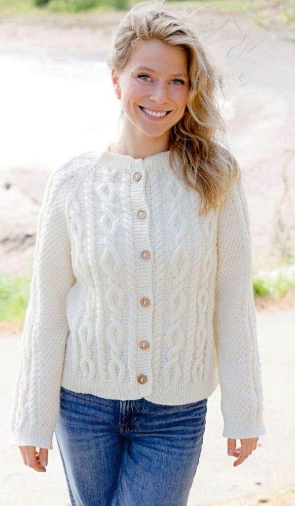 вязаный жакет