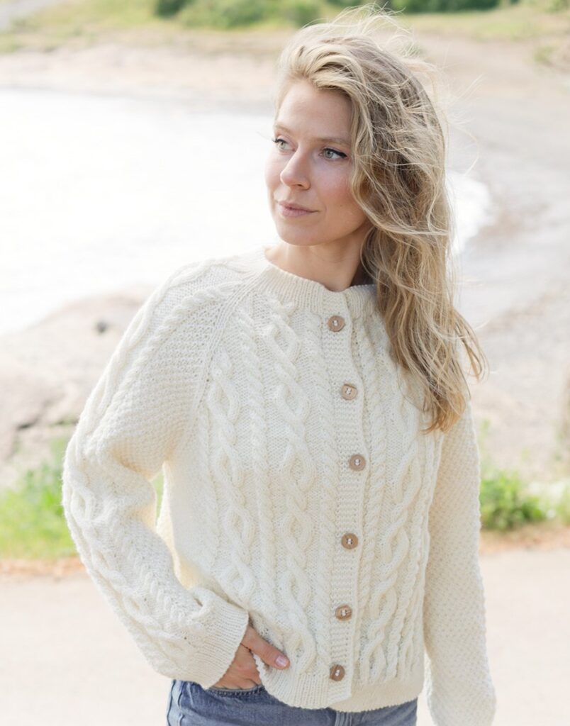 вязаный жакет