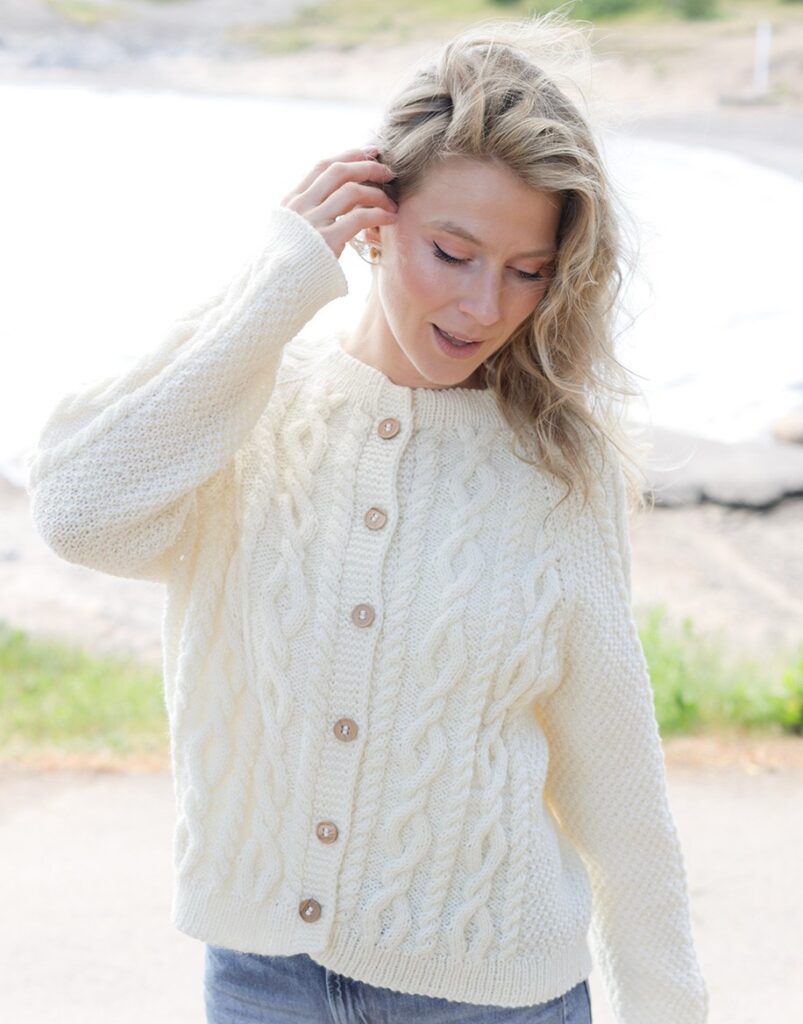 вязаный жакет