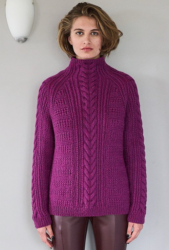 вязаный пуловер