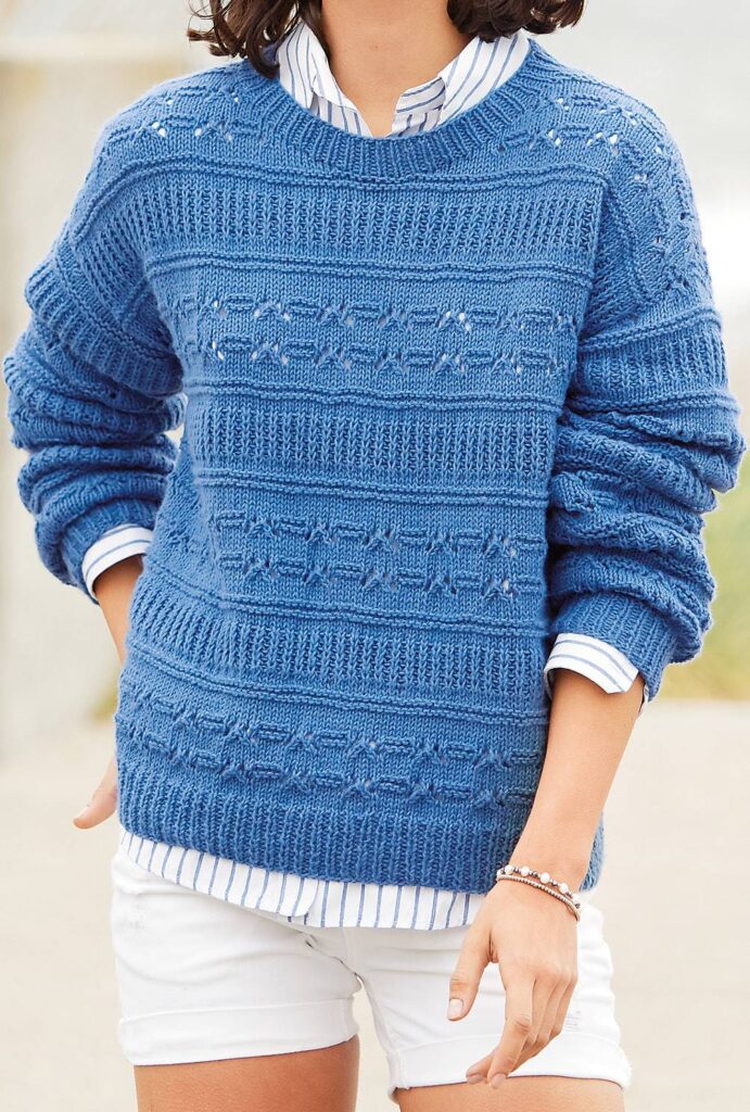 вязаный пуловер