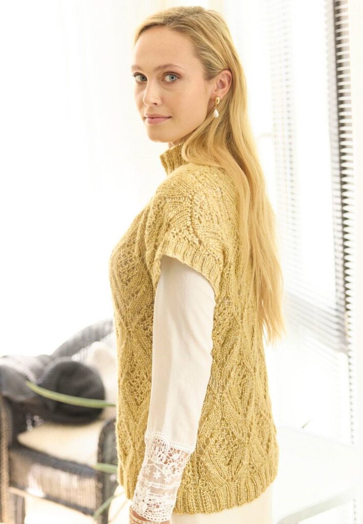 вязаный жилет