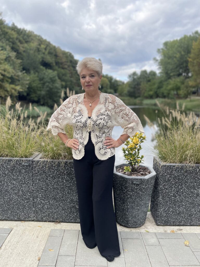 вязаный жакет