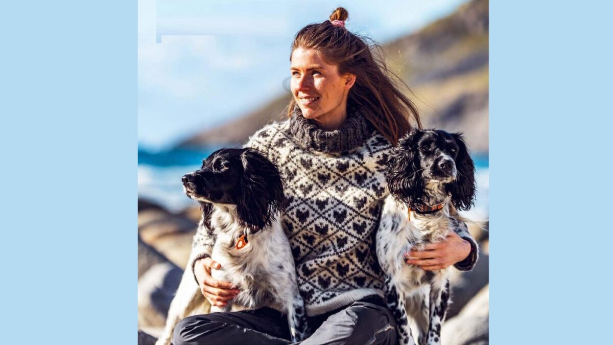 Свитер «Черный волк»