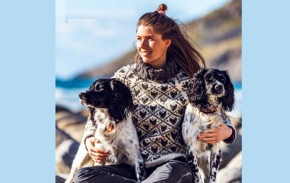 вязаный пуловер