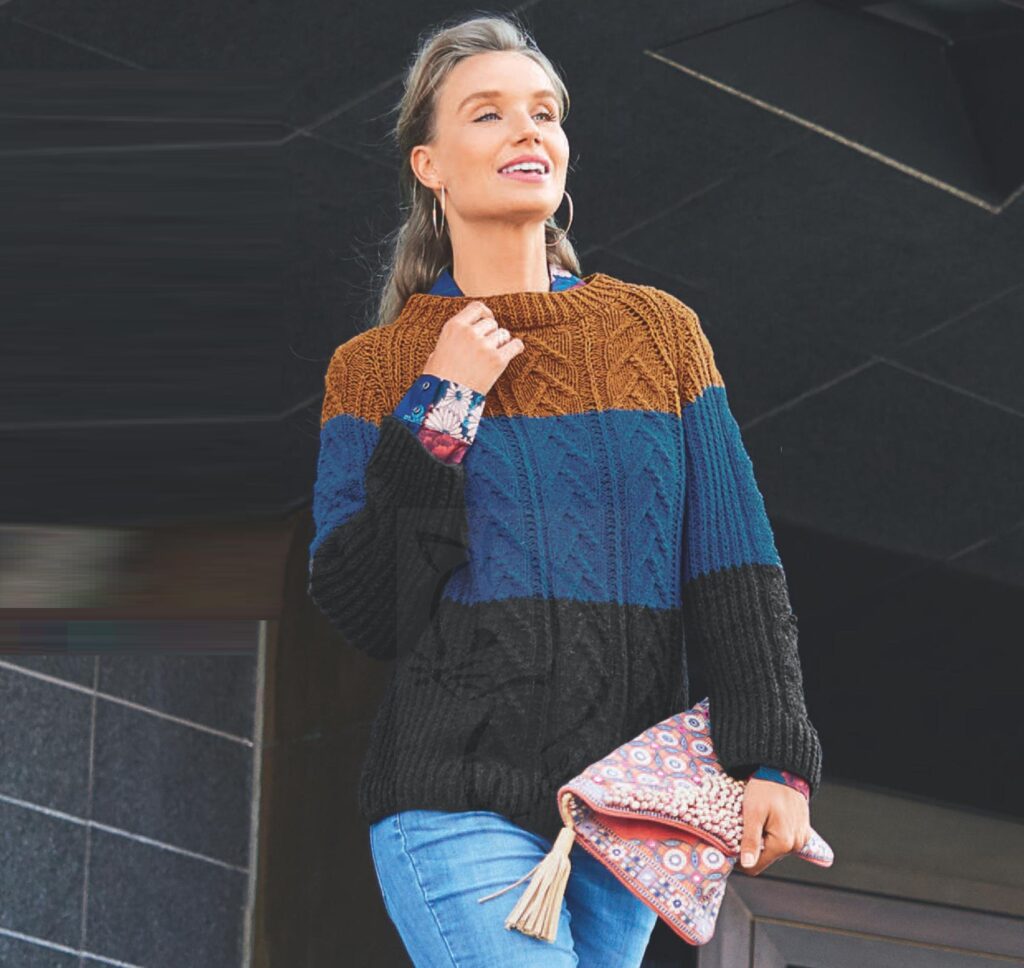 вязаный пуловер