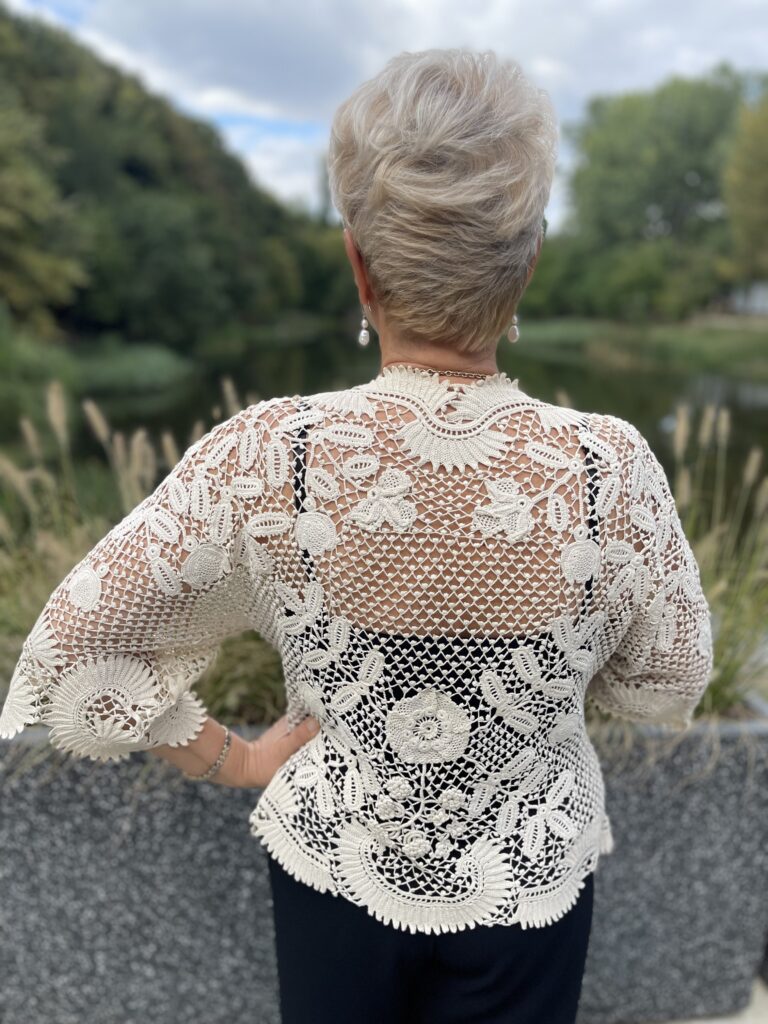 вязаный жакет