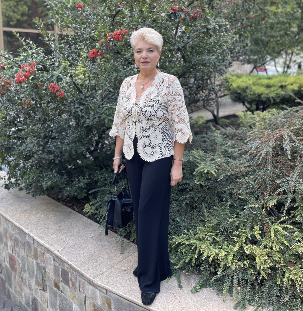 вязаный жакет