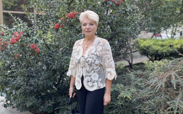 вязаный жакет