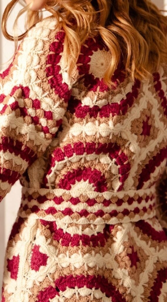 вязаный кардиган