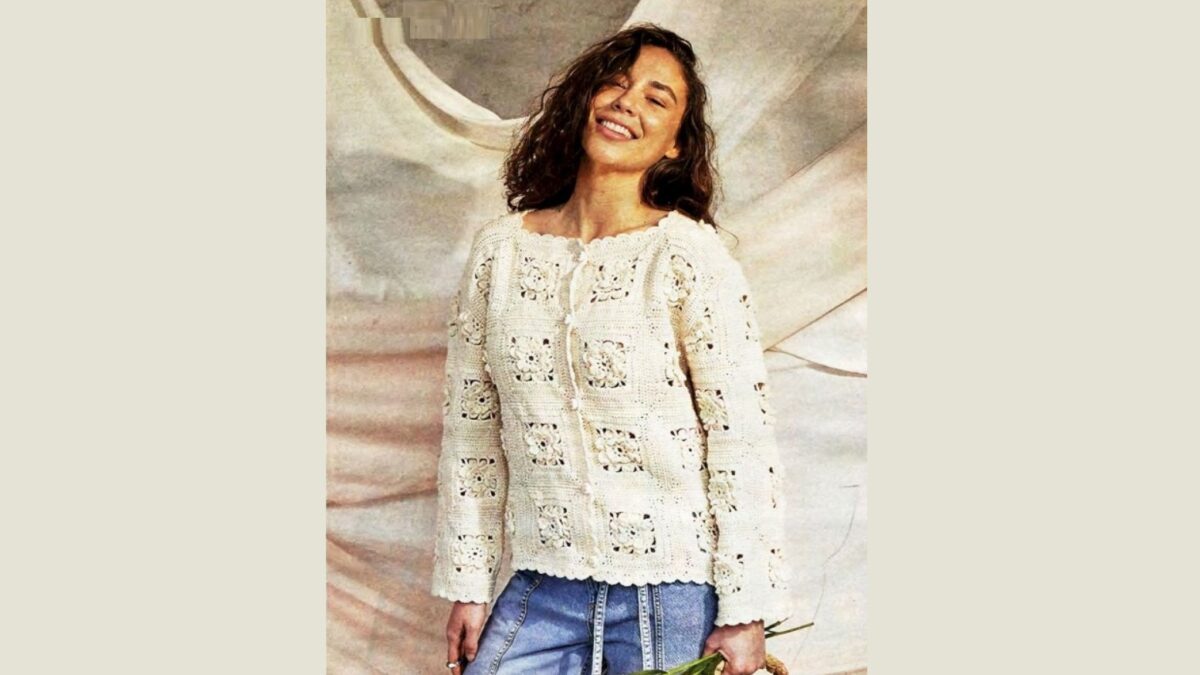 Жакет «Снежные цветы»