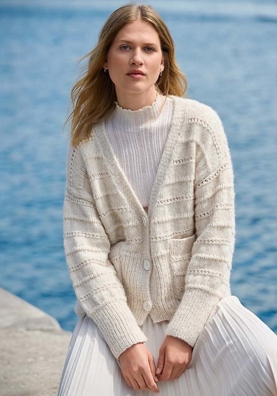 вязаный жакет