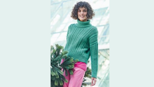 вязаный пуловер