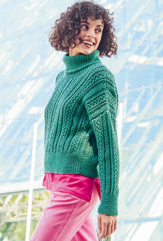 вязаный пуловер