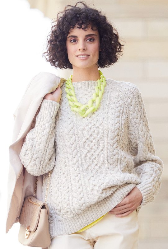 вязаный пуловер