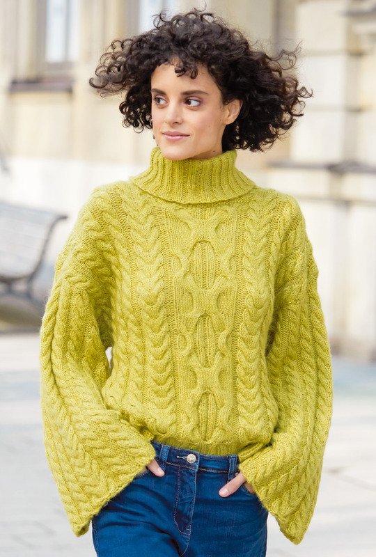 вязаный пуловер