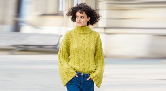 вязаный пуловер