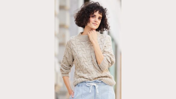 вязаный пуловер