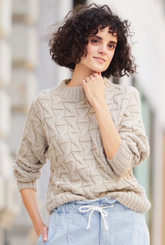 вязаный пуловер