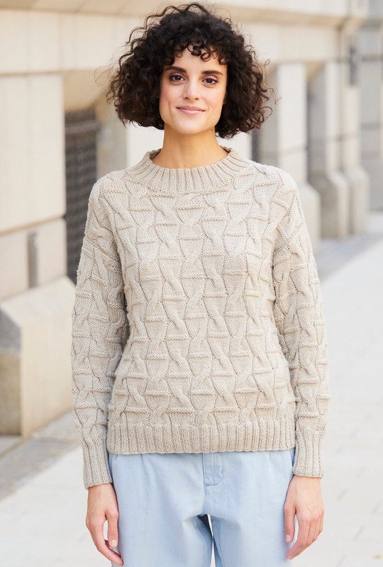 вязаный пуловер