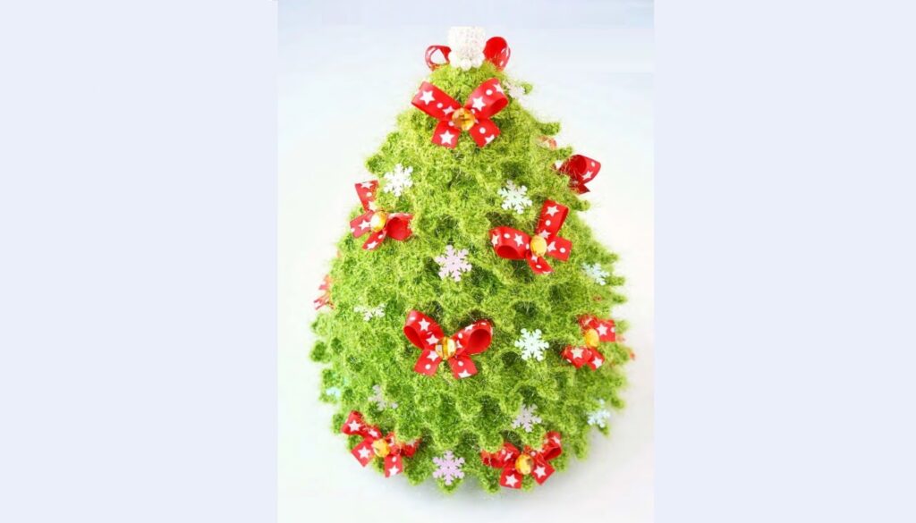 Новогодняя искрящаяся ёлка