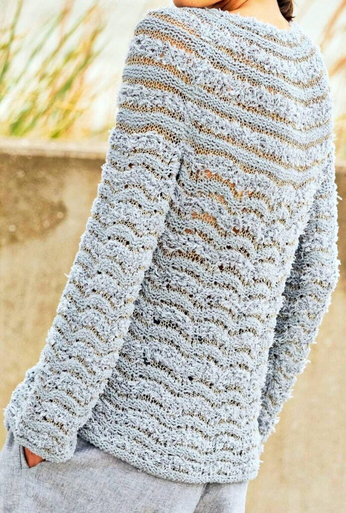 вязаный пуловер