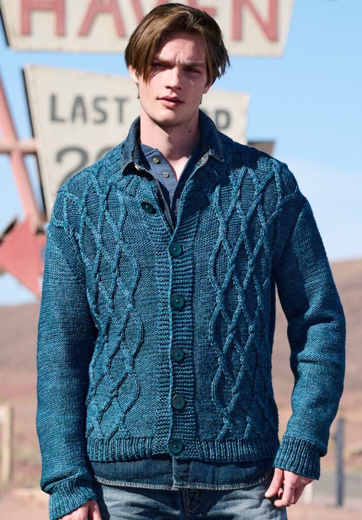 вязаный кардиган