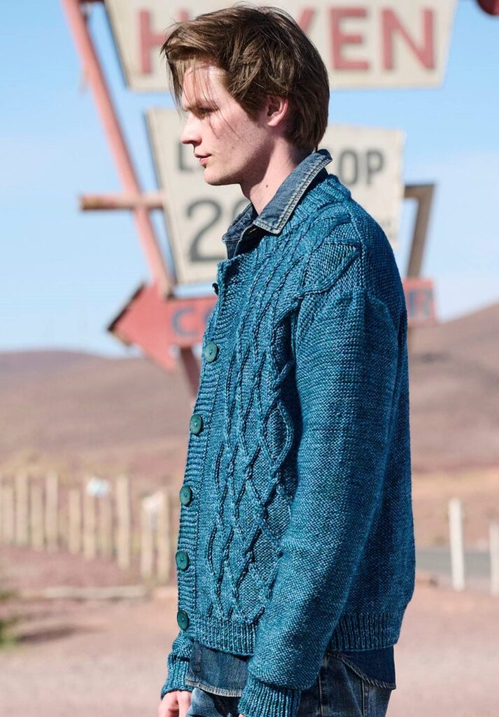 вязаный кардиган