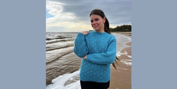 вязаный пуловер