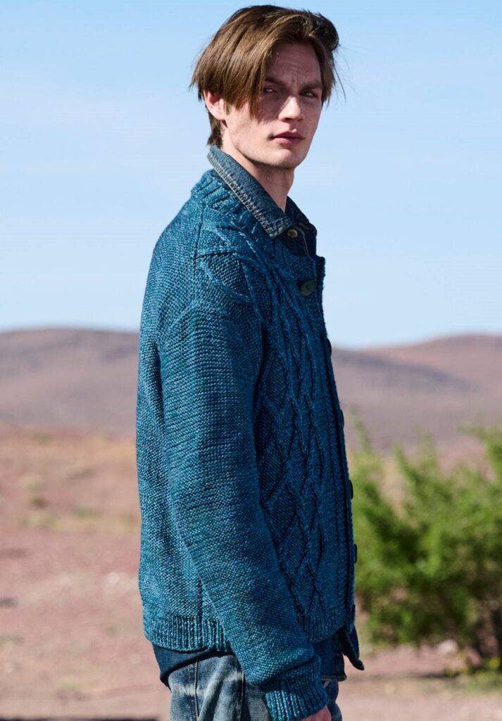 вязаный кардиган