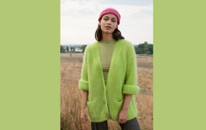 вязаный жакет