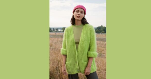 вязаный жакет