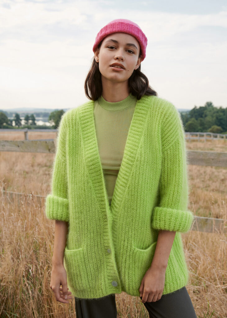 вязаный жакет