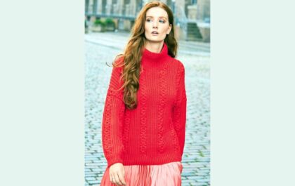 вязаный пуловер