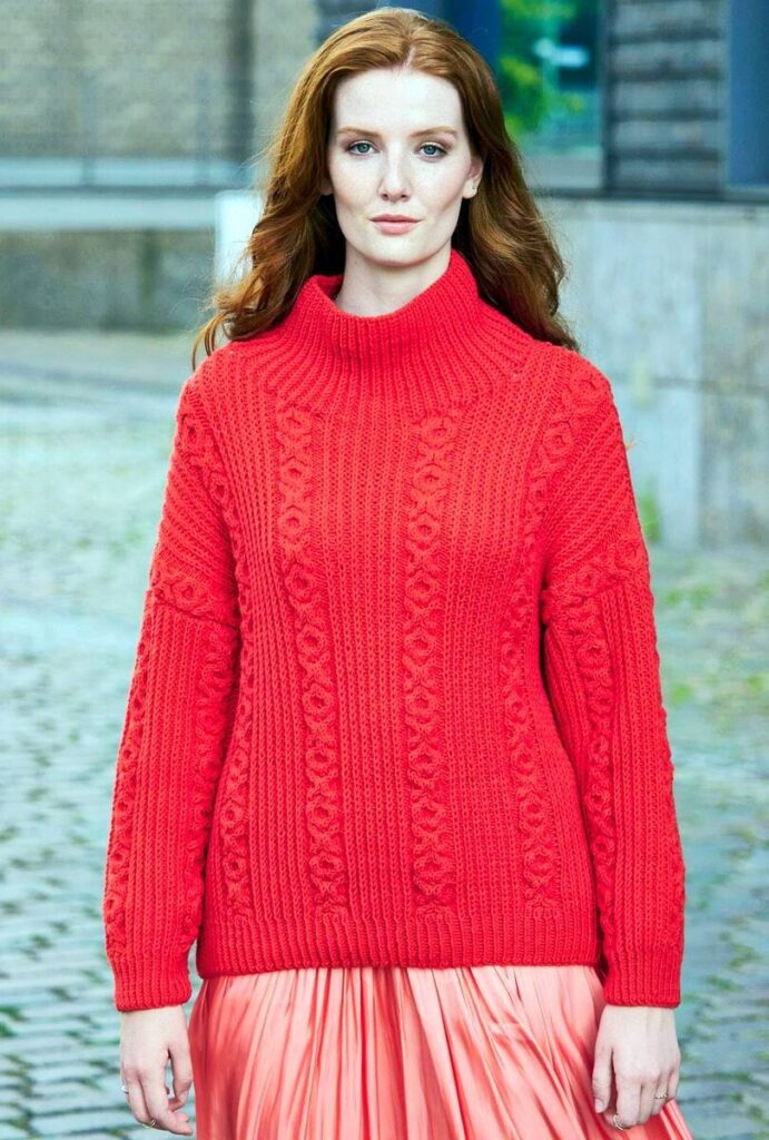 вязаный пуловер