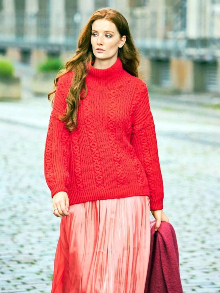 вязаный пуловер