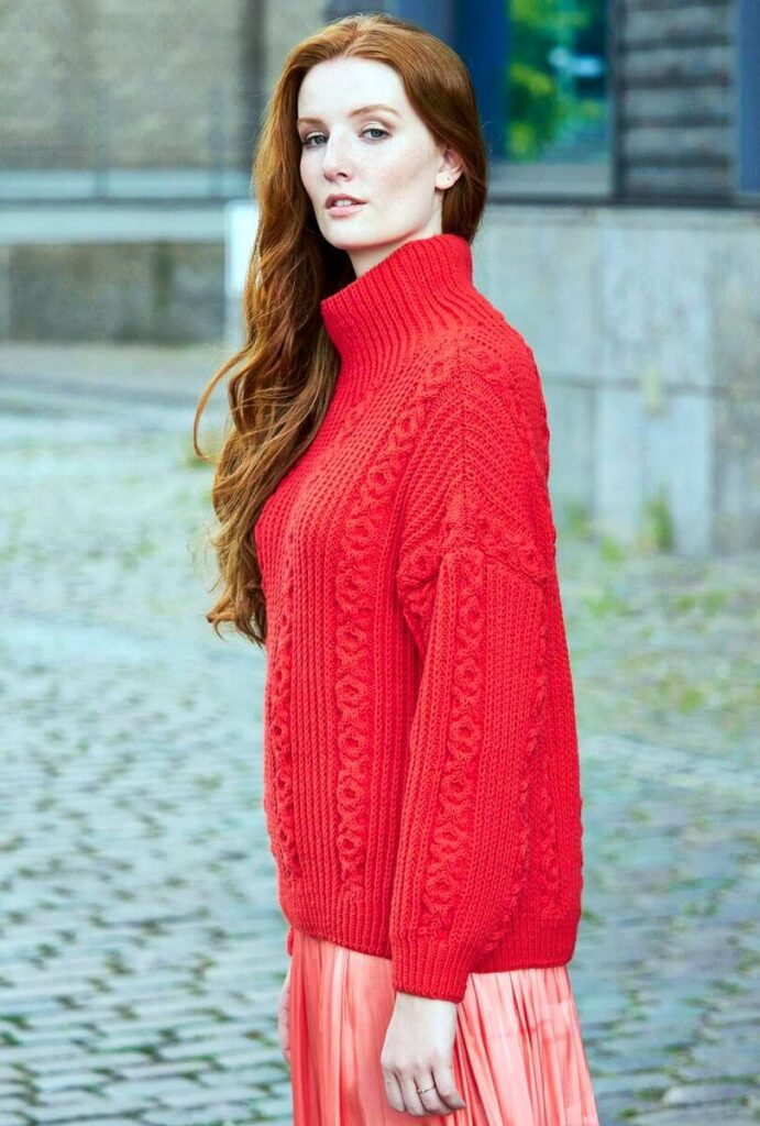 вязаный пуловер