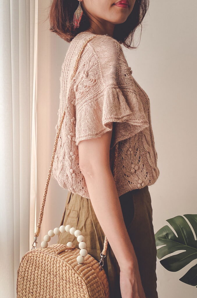 вязаный топ