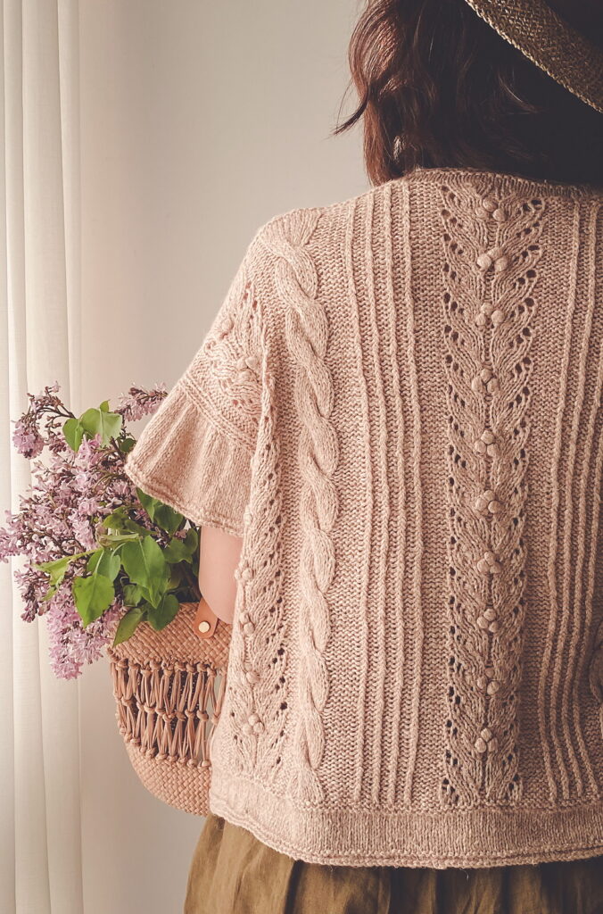 вязаный топ